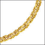 Byzantine 14K Solid Gold Necklace